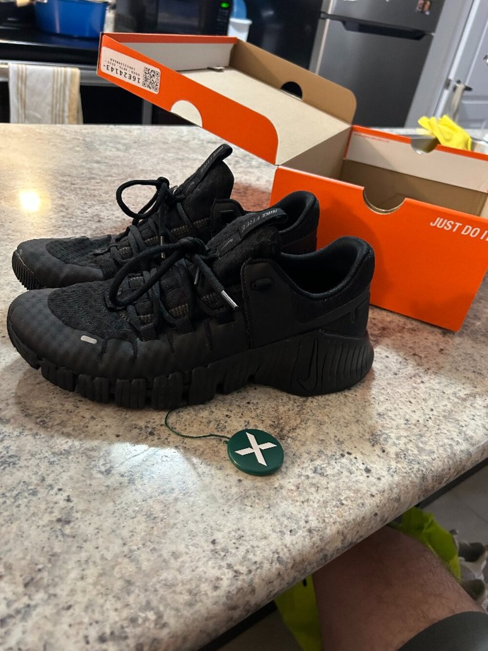 Nike Free Metcon 5 Triple Black Training Shoes Women's Size 11 - Boxed
